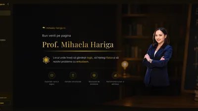Screenshot of Mihaela Hariga project